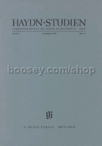 Haydn-Studien Band 5 Heft 3 (Dezember 1984)