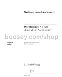 Divertimento "Eine Kleine Nacht Musik", K. 525 (Violin I Part)