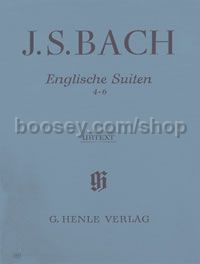 English Suites Nos.4-6, BWV 809-811 (Piano)