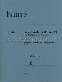 Violin Sonata No. 2 in E minor, op. 108