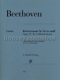 Piano Sonata No. 14 C-sharp minor, op. 27 no. 2 (Moonlight) - Urtext Edition (revised)