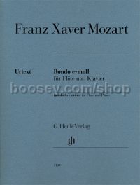 Rondo in E minor for Flute and Piano - Urtext Edition