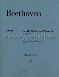 Duo for Violin & Violoncello (Fragment)