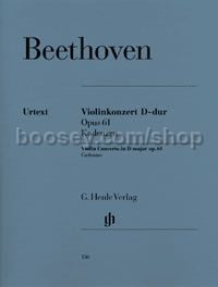 Cadenzas to Concerto for Violin in D Major, Op.61 (Solo Violin)