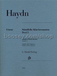 Complete Piano Sonatas Volume I (Urtext Edition without fingering)