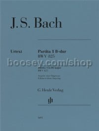 Partita no. 1 B flat major BWV 825 without Fingering (Piano Solo)
