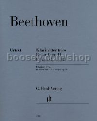 Clarinet Trios, Opp.11 & 38 (Clarinet, Violoncello & Piano)
