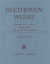 Works for Piano Four-hands Abteilung VII, Band 1 (Critical Commentary)