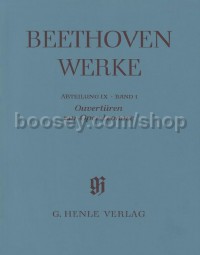 Ouvertüren zur Oper Leonore Abteilung IX, Band 1 (Orchestral Score)