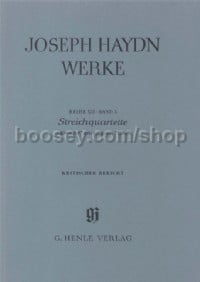 String Quartets op. 64 und op. 71/74 Vol. 5 (Critical Commentary)