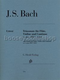 Trio Sonata in G Major, BWV 1038 (Flute, Violin & Basso Continuo)