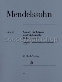 Violoncello Sonata in Bb Major, Op.45 (Violoncello & Piano)