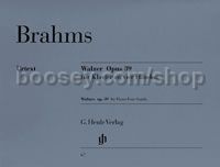 Waltzes, Op.39 arr. for Piano 4-hands