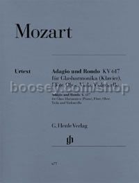 Adagio & Rondo, K. 617 (Glass harmonica/Piano, Flute, Oboe, Viola & Violoncello)