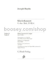Concerto for Piano in G Major, Hob.XVIII:4 (Violin II Part)