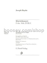 Concerto for Piano in F Major, Hob.XVIII:3 (Violin II Part)