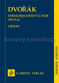 Streichquartett C-Dur Opus 61 (Study Score)