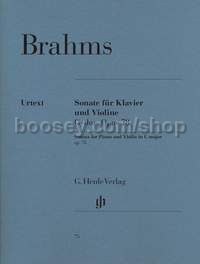 Violin Sonata in G Major, Op.78 (Violin & Piano)