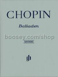 Ballades Clothbound Critical Edition (Henle Chopin Hardcover edition)