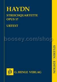 String Quartets Book III - Op.17 (Study Score)