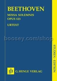 Missa solemnis in D major, op. 123 (study score)