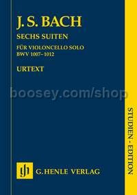 Six Suites, BWV 1007-1012 (Solo Violoncello) (Study Score)