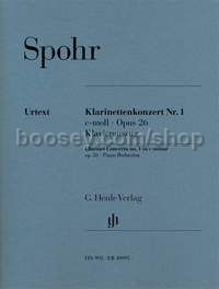 Clarinet Concerto No. 1 in C minor, op. 26 - clarinet & piano reduction