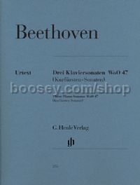 Three Piano Sonatas "Kurfürsten Sonatas",  WoO 47