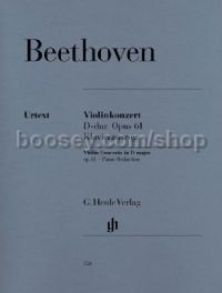 Concerto for Violin in D Major, Op.61 (Piano Reduction)