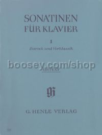 Sonatinas for Piano, Vol.I - Baroque to Pre-Classical