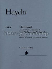 Divertimenti for Piano/Harpsichord with Two Violins & Violoncello
