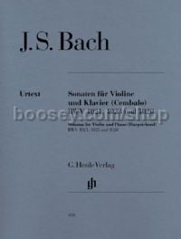 Three Sonatas for Violin & Piano (Harpsichord), BWV 1020, 1021, 1023