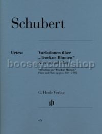 Variations on "Trockne Blumen" in E Minor, D 802 (Flute & Piano)