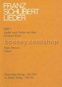 Lieder 7: Schubert-Kreis high