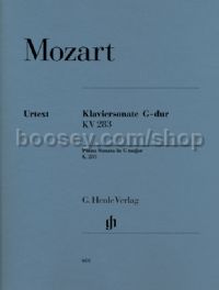 Piano Sonata in G Major, K. 283