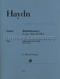 Piano Concerto G Hob Xviii:4 (score & parts)
