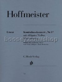 Concerto for Double Bass No.1 (Piano Reduction with Violin Obbligato)