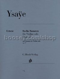 Sonatas (6) for solo violin