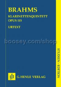 Clarinet Quintet, Op.115 (Clarinet in A & String Quartet) (Study Score)
