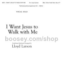 I Want Jesus to Walk with Me - Vocal Solo (Medium Voice - Key of F)(Solo)