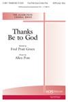 Thanks Be to God - SATB w/opt. Oboe