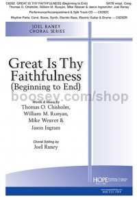Great Is Thy Faithfulness (Beginning to End) (SATB)