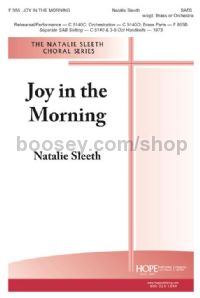 Joy in the Morning - SATB & Brass