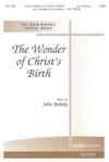Wonder of Christ's Birth, The - Congregation, Keyboard, SATB