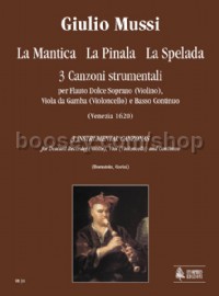 La Mantica, La Pinala, La Spelada for Descant Recorder, Viol & Continuo (score & parts)