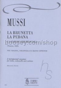 La Brunetta, La Pedana for Violin, Cello & Continuo (score & parts)