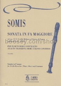 Sonata No. 8 in F Major for Treble Recorder (Flute, Oboe) & Continuo (score & parts)