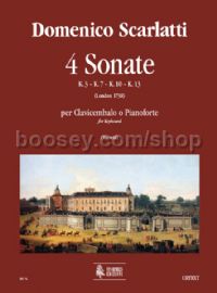 4 Sonatas (K. 3, 7, 10, 13) for Keyboard