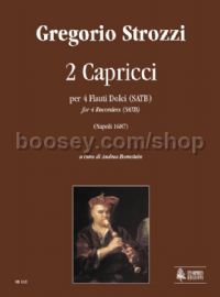 2 Capriccios (Napoli 1687) for 4 Recorders (SATB) (score & parts)