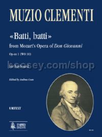 “Batti, batti” from Mozart’s “Don Giovanni” Op-sn 1 (WO 10) for Keyboard